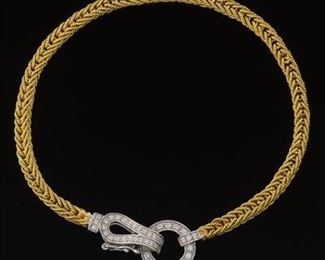Simon G Gold and Diamond Bracelet 