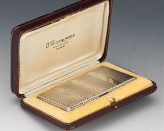 Sterling Silver Cigarette Case in Original Case 