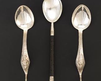 Three Silver Spoons