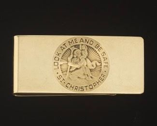 Tiffany Co. St. Christopher Money Clip 