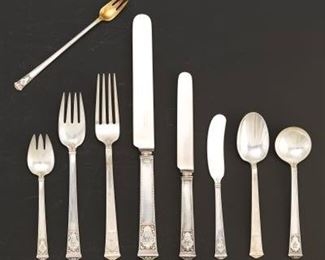 Tiffany Co. Sterling Service for Six, San Lorenzo Pattern