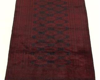 Turkaman Bukhara Carpet, ca. 1980s