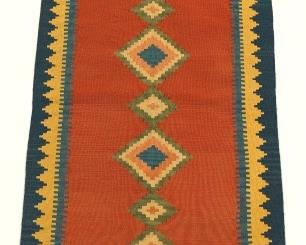 Varamin Kilim Carpet, ca. 1970s