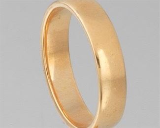 Vintage Gold Wedding Band