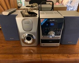 Sharp table top stero