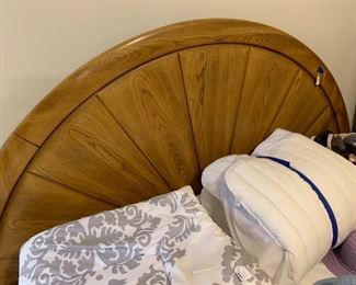 Oak King headboard