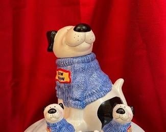 Bow Wow Cookie Jar And Salt NDPepper Set
