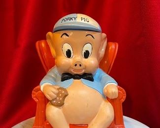 Porky Pig Cookie Jar Vintage
