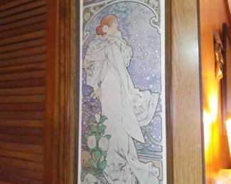 Today's Visit 😊 including Alfonse Mucha Poster,