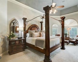 King size bed nightstands