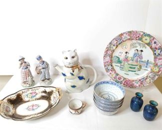 Assortment Of Asian Porcelain Decor