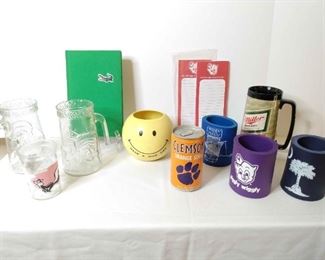 Branded Merchandise Including Clemson, Miller High Life, And Piggly Wiggly