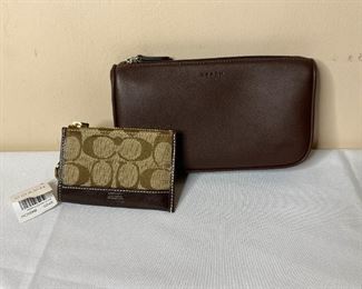 Coach Misc Bag And Small Keychain Wallet
