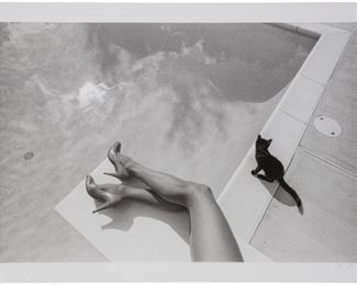 1067
Yuri Dojc
b. 1946, Canadian
"Pool Cat"
Photographic print on Hahnemuhle photo rag paper
Edition 2/5; signed lower right: Yuri Dojc; with the artist's blindstamp lower left
Image: 24" H x 36" W; Sheet: 28" H x 40" W
Estimate: $1,500 - $2,000