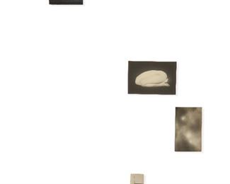 1071
Masao Yamamoto
b. 1957, Japanese
"Installation B, Los Angeles, CA," 2007
Toned gelatin silver prints on four sheets of paper
Initialed on the largest verso: M; Each: numbered verso
Largest: 3.5" H x 5.25" W
Estimate: $2,000 - $3,000