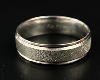  Frederick Goldman 950 Palladium Ring 5.3g