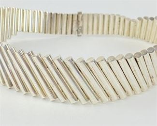 Robert Lee Morris Signed Sterling 20" Necklace
