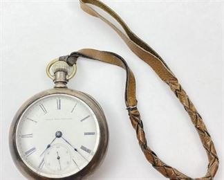 Elgin Coin Silver Pocket Watch
