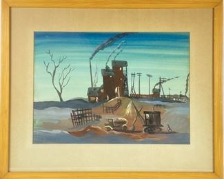 Arthur Kerrick Original Work On Paper
