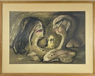 Arthur Kerrick Original Work On Paper
