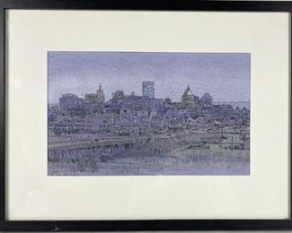 Mike Lynch Watercolor On Paper MN Artist
