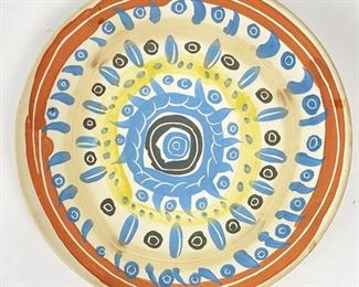 Pablo Picasso Spiraled Motif Plate
