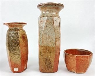 (3) Works Of Will Swanson Studio Pottery
