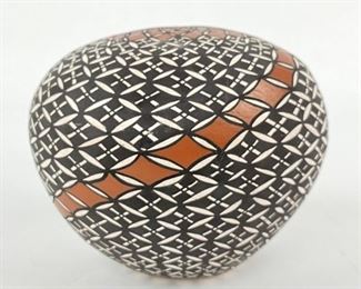 Acoma Pottery Vase Signed M. Chino
