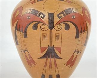 Gloria Kahe Signed 6 1/4" Navajo Hopi Pottery Jar

