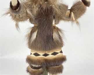 Clara Dirks Hand Sewn Fur & Leather 14" Doll
