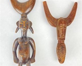 (2) West African Sling Shots
