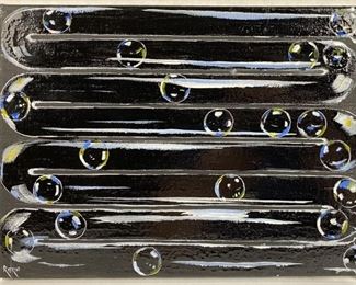 Tom Rifkin Mixed Media On Canvas 9"x12"
