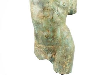 Bronze Torso Of A Man
