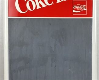 Vintage Coca Cola Scioto Chalk Board Menu Board
