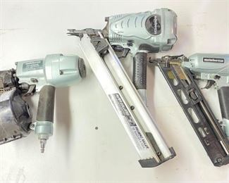 (3) Matabo Pneumatic Nailers
