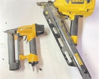 (2) Nailers Bostitch & DeWalt
