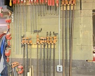 Large Lot Of Assorted Bessy & Pony Clamps
