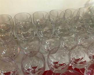 Atlantis Evora Crystal Stemware-Complete service for 12 (asking $960)
