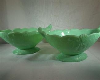 1930s McKee Jadeite Console Bowls
