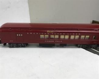 S Gauge American Flyer set of 3 coaches Niagara Falls Grand Canyon Railway Express Agency 900 Series