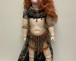 Red Haired Belly Dancer Styled Doll Emma Clear Collection Repro