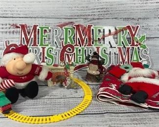 Lot of Christmas Holiday Decorations
