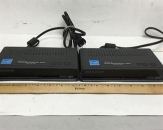 Pair of Digital TV Convertor Boxes