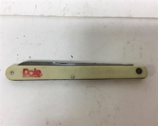 Vintage Dole Pineapple Banana Melon Tester Pocket Knife Box Cutter