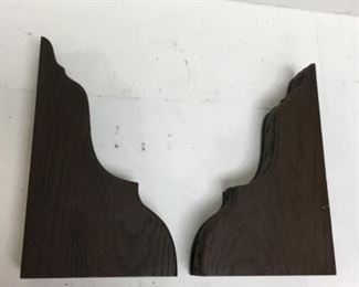 Pair of Wood Shelf Brackets
