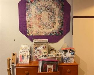 We have patterns for clothes, quilts and needlepoint, along with other sewing and craft related supplies and storage solutions