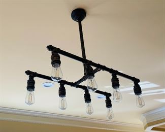 Industrial Style Ceiling Light, (Professional Removal and Pick Up Arrangements will be Provided)