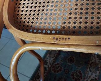 Vtg Bamboo Bentwood Rocker 