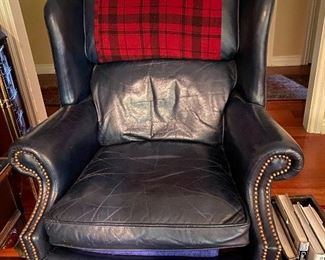 Leather wingback