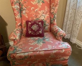 Queen Anne Wing back